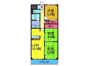 グランドゥール西岡の物件間取画像